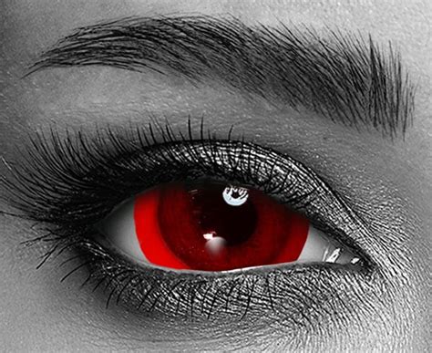 Red Sclera Contacts Mini Novelty And Halloween Reviews Order