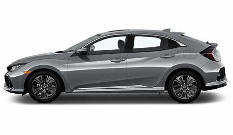 Image: 2017 Honda Civic Hatchback EX CVT Side Exterior View, size: 1024