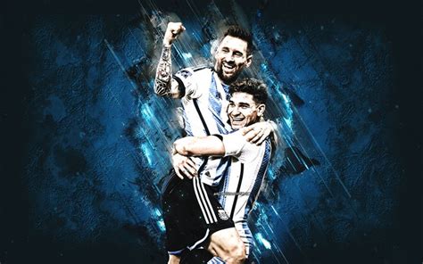 Descargar Lionel Messi Julián álvarez Selección Argentina De Fútbol