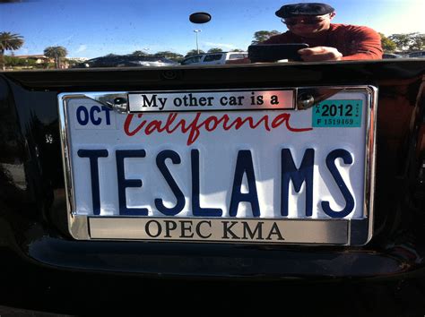 Personalized Plates For Electric Vehicles Tesla Motors Club