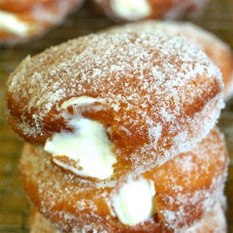 These Donuts Have A Delightful Crunchy Sugar Coating And A Whipped