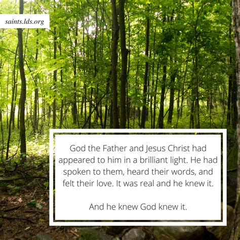 joe s quotes ldschurchhistory facts about the sacred grove