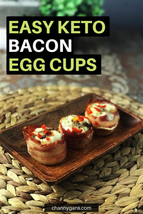 Easy Keto Bacon Egg Cups