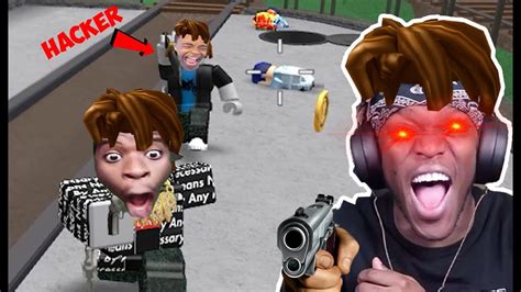 Roblox Mm2 Hacker Funny Momentsmemes Youtube