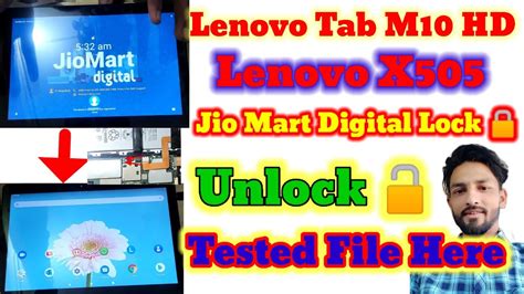 Lenovo M Hd X Jiomart Digital Unlock Jiomart Tab Unlock Lenovo M Hd X