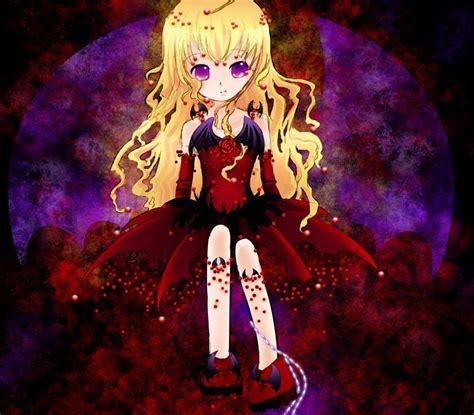 Chibi Vampire Red Vampire Girl Anime Hd Wallpaper Peakpx