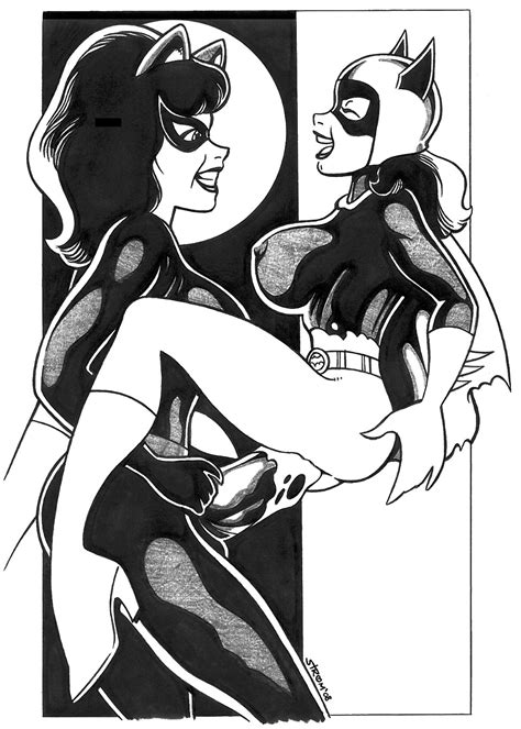 Rule 34 2008 2girls Barbara Gordon Batgirl Batman Series Catwoman