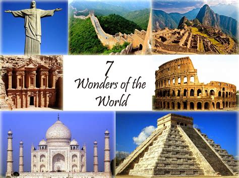 Seven Wonders Of The World 7 World Wonders Wonders Of The World