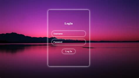 Advance Transparent Login Form With Background Video Html And Css