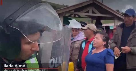 Soy Una Madre Ilaria Aim La Mujer Que Jal Del Cabello A Dina Boluarte Su Menor Hijo Fue