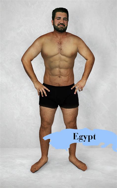 Body Image Project Reveals What The Ideal Mens Body Looks Like Around The World