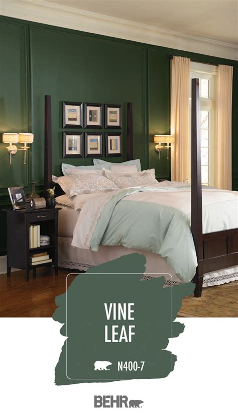 20 Bedroom Green Paint Colors Homyhomee