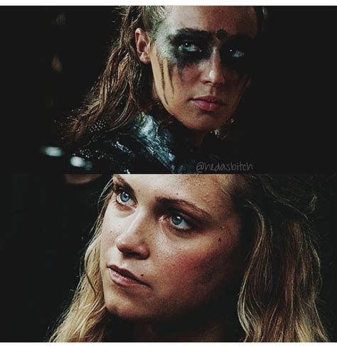 Alycia Debnam Cary As Commander Lexa ️ Eliza Taylor As Clarke Griffin In The Cw S The 100