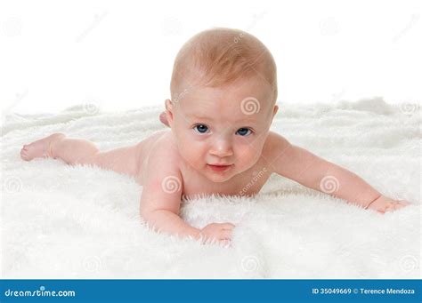 Smiling Blue Eyed Naked Baby Stock Image Image Of Life My XXX Hot Girl