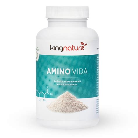 Amino Vida 240 Capsules à 500 Mg Vegan Kingnature