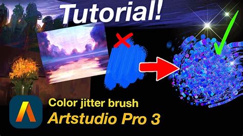 Artstudio Pro Color Jitter Brush Tutorial Youtube