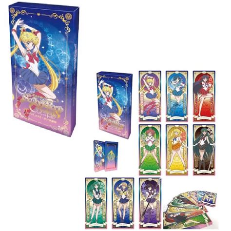 Sailor Moon Tarot Cards Deck Crystal 25th Anniversary Toei Etsy