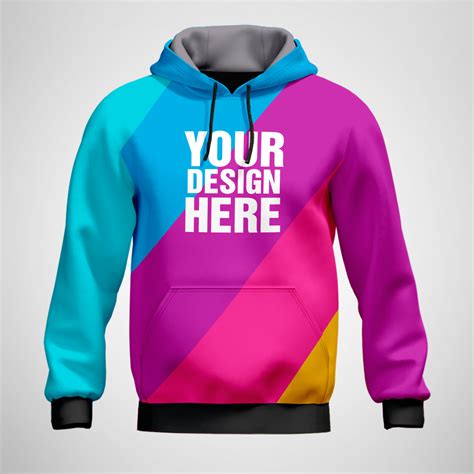 Mens Hoodie Custom All Over Print Hoodies With Your Design And Artwork