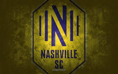 Download Wallpapers Nashville Sc American Soccer Team Yellow Stone
