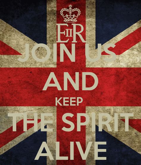 Join Us And Keep The Spirit Alive Keep Calm And Carry On Image Generator
