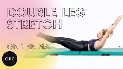Double Leg Stretch On The Mat Online Pilates Classes Youtube