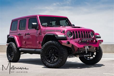 22 Jeep Rubicon 392 Hemi Limited Edition Tuscadero Pearlcoat Pink
