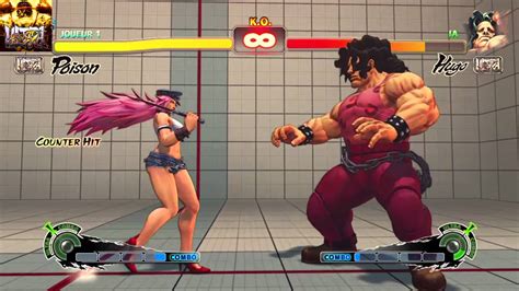 Ultra Street Fighter Iv Poison Vs Hugo Traininglearning Sexy