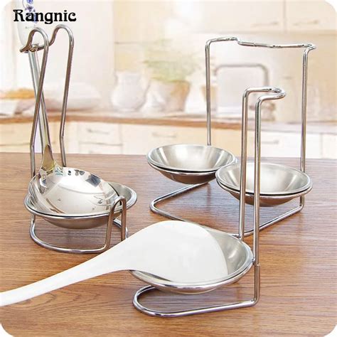 4 Types Kitchen Accessorie Spoon Stainless Stand Spoon Holder Stove