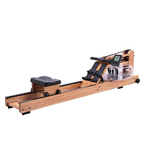 Rowing Machine Red Walnut Wood Rowers For Home Workout Use Water