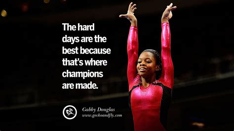 Gabby Douglas Quote Hard Days