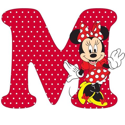Pin By Kris Danna On Abecedarios Mickey Mouse Letters Minnie Mouse