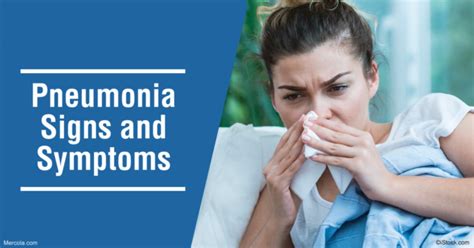 What Are The Signs And Symptoms Of Pneumonia