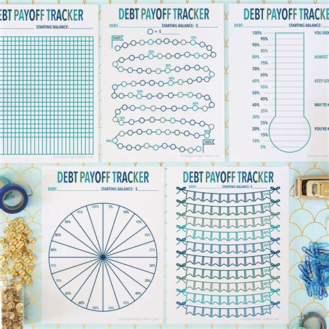 5 Free Debt Payoff Tracker Printables Free Organizing Printables