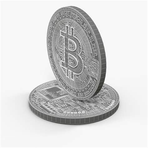 3d Bitcoin Coin Model