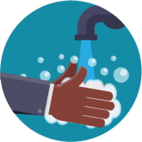 Icon Of Washing Hands Protect Yourself From Coronavirus