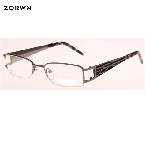 Top Fashion Half Rim Glasses Women Oculos De Grau Femininos Eyeglass Oculos New Design Computer