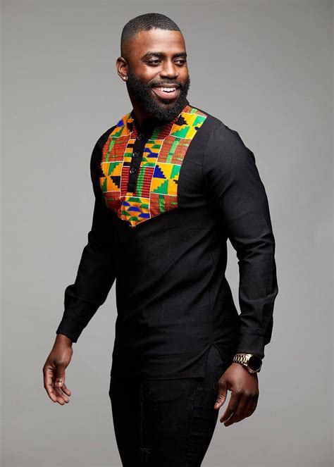 African Kente Shirt For Men African Men S Shirt Etsy