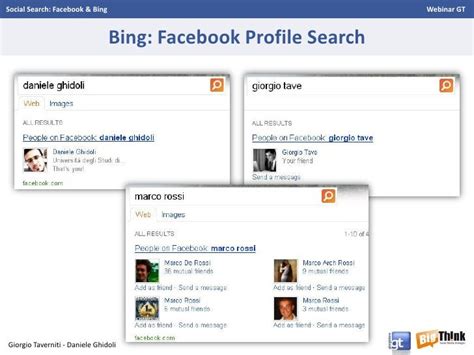 Social Search Facebook And Bing Webinar Gt