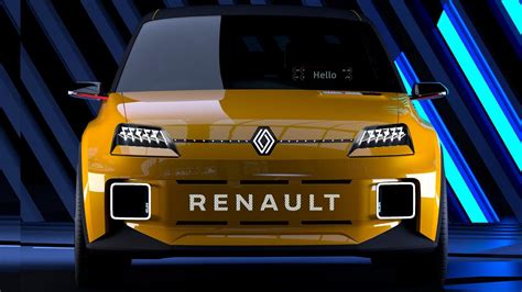 Renault 5 Prototype Futuristic Electric Supermini Youtube