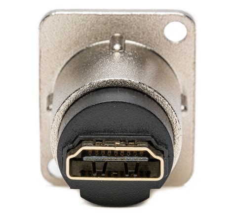 Connectronics Hdmi 20 Feed Through D Series Chassis Mount Connector