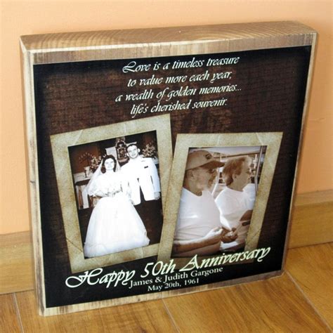 50th Wedding Anniversary T Personalized Photo Collage