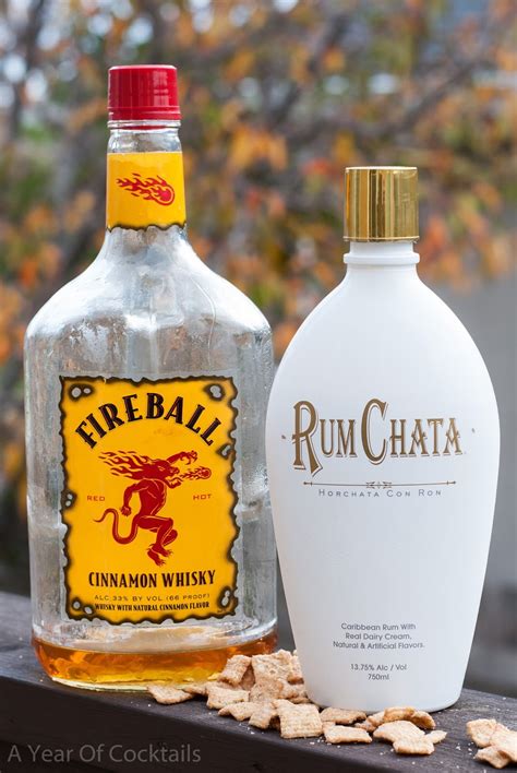Rumchata is a blend of rum, cream, cinnamon, vanilla, and sugar. Cinnamon Toast Crunch - A Year of Cocktails