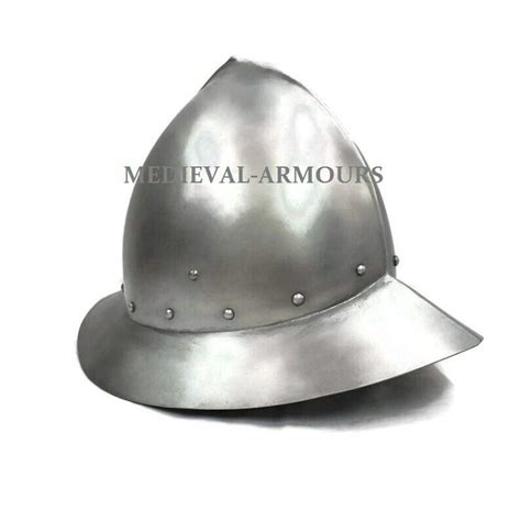 Medieval Helmet Spanish Kettle Hat Helmet Vintage Battle Helmet Etsy