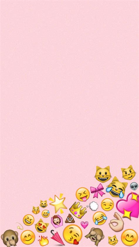 Download Emoji For Cute Girl Phone Background Wallpaper