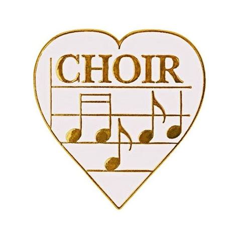 Church Choir Heart Lapel Pin Choir Director T Etsy