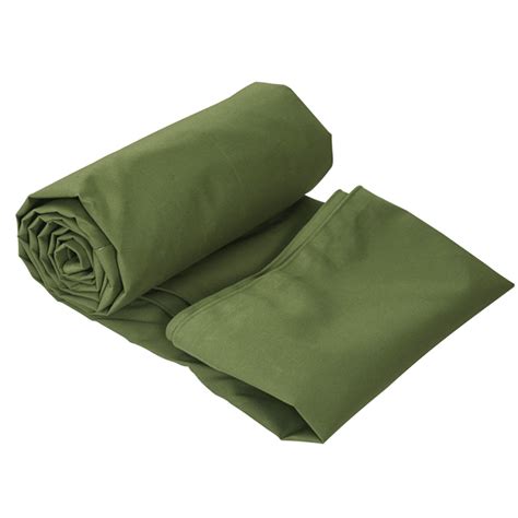 10x 16 Canvas Tarp 3x48m Green Cotton Tarpaulin Heavy Duty 10x16 Ft