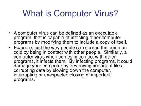 Ppt What Is Computer Virus Powerpoint Presentation Free Download
