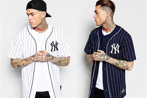 5 New Ways To Wear Pinstripes Baseball Shirt Outfit Baseball Jersey