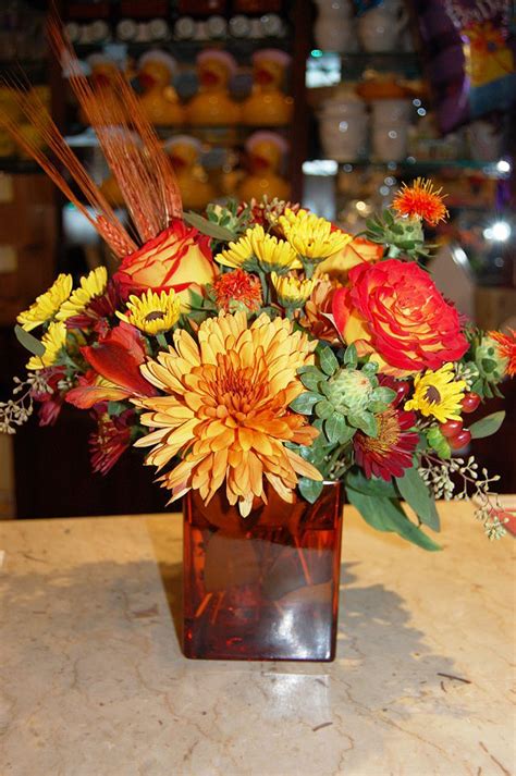 Sending Fall Flower Arrangements