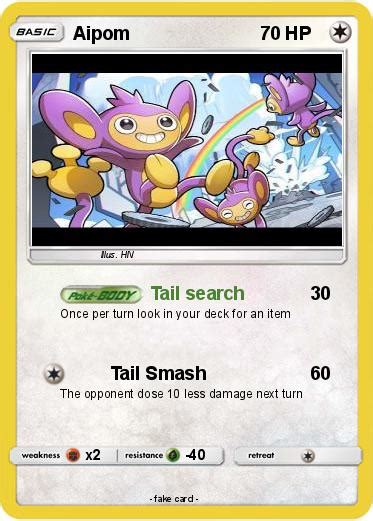 Pokémon Aipom 118 118 Tail Search My Pokemon Card